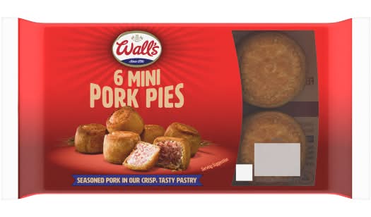 Wall's Mini Pork Pies (6 pack)