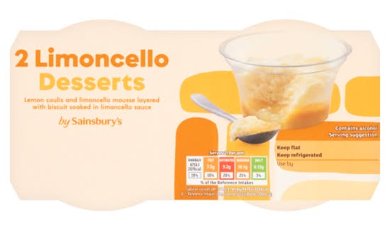 Sainsbury's Limoncello Desserts (2 pack)