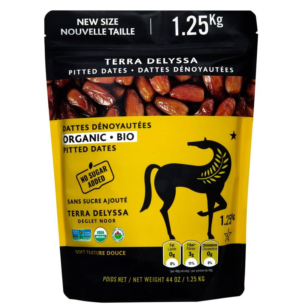 Terra Delyssa Organic Deglet Noor Pitted Dates, 1.25 Kg