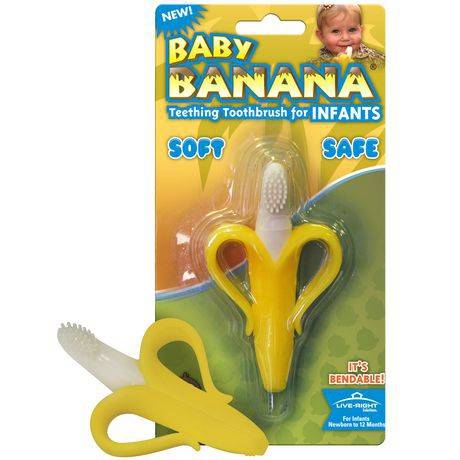 Baby Banana Teething Infants Toothbrush (0 to 12 months)