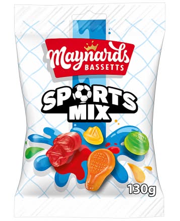 Maynards Bassetts Sports Mix Candy Bag (130g)