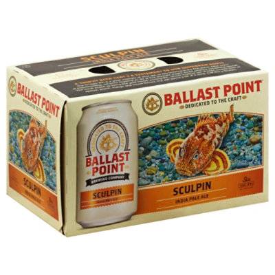 BALLAST POINT SCULPIN IPA IN CANS