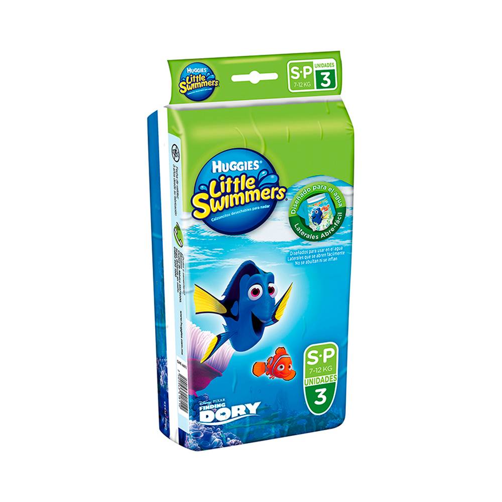 Huggies little swimmers pañal pequeño (3 piezas)