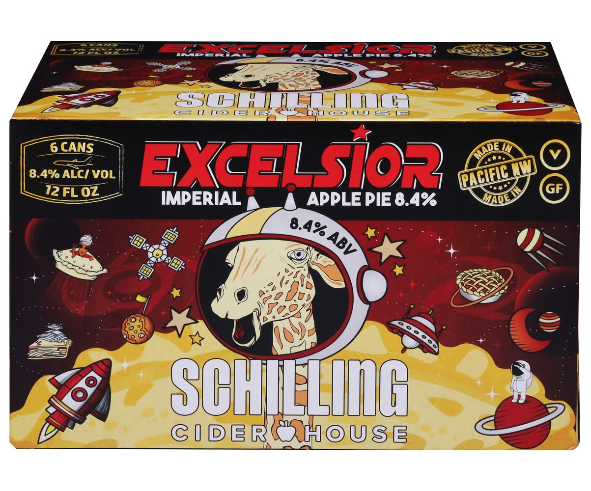 Schilling Imperial Cider, Apple Pie (6 x 12 fl oz)