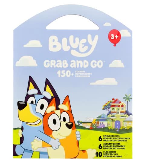 BLUEY Grab & Go Sticker Activity Set 3+ Ages