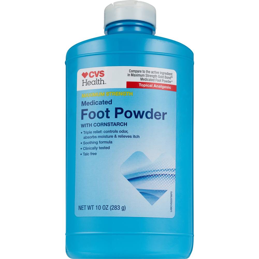 CVS Health Medicated Foot Powder, 10 OZ
