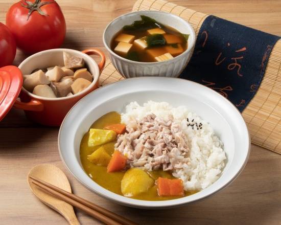 咖哩火雞肉飯套餐 Turkey curry rice   七面鳥カーレ弁当