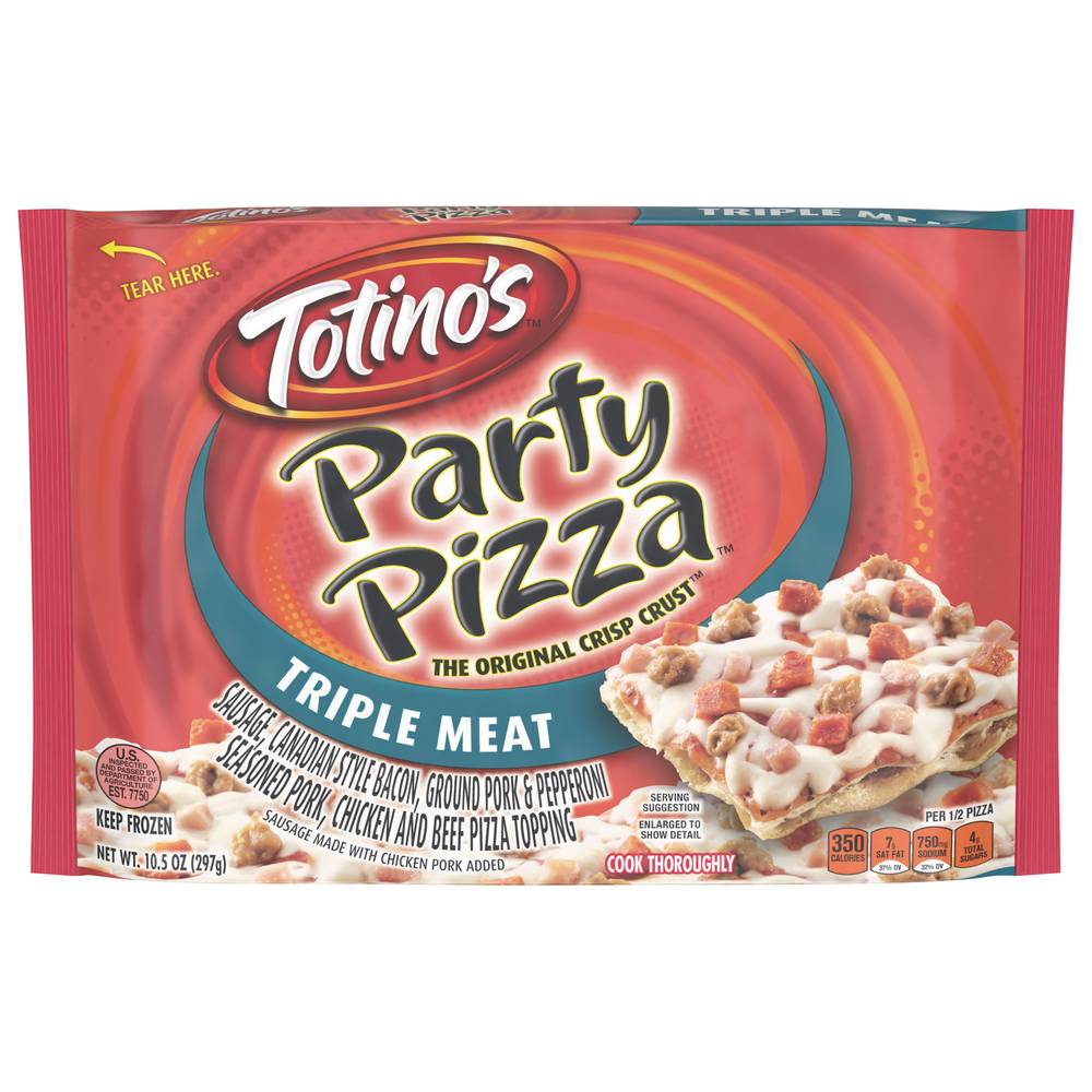 Totino's Triple Meat Party Pizza