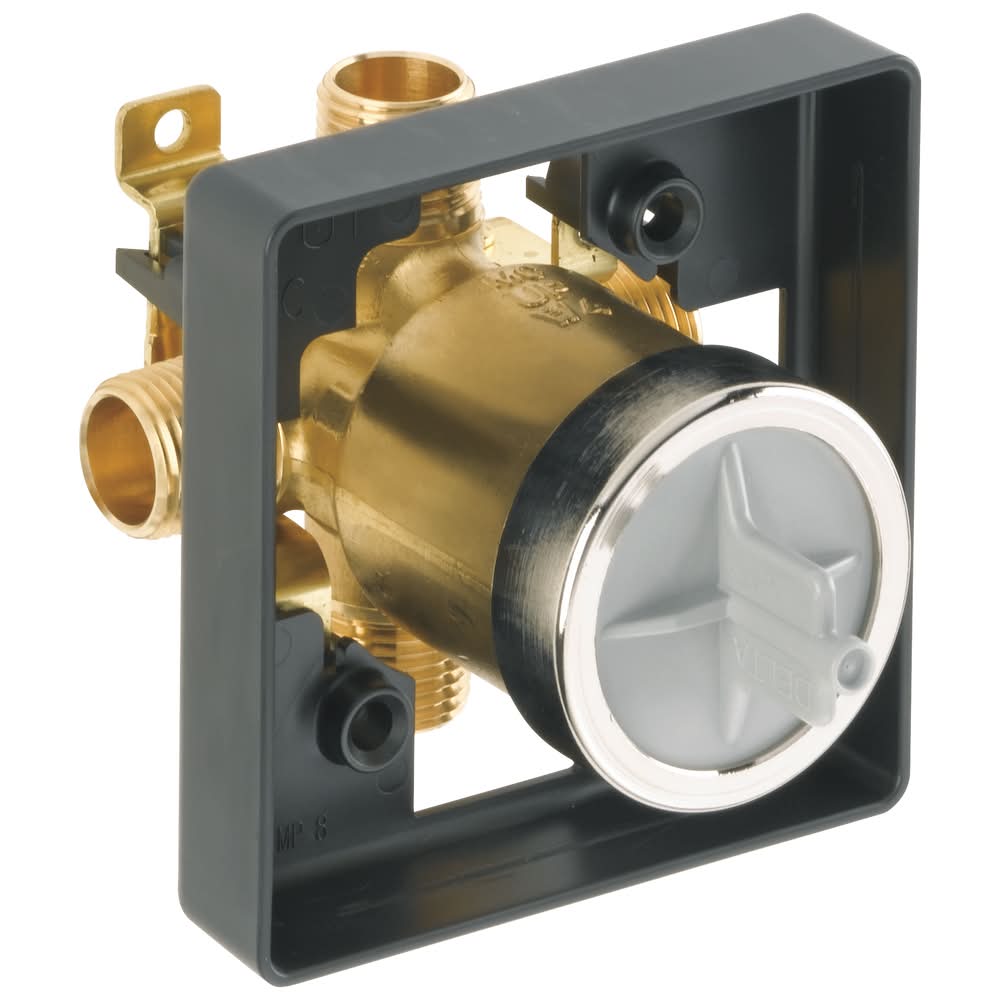 Delta 1/2-in ID MIP x 1/2-in OD MIP Brass Diverter Valve for Tub and Shower