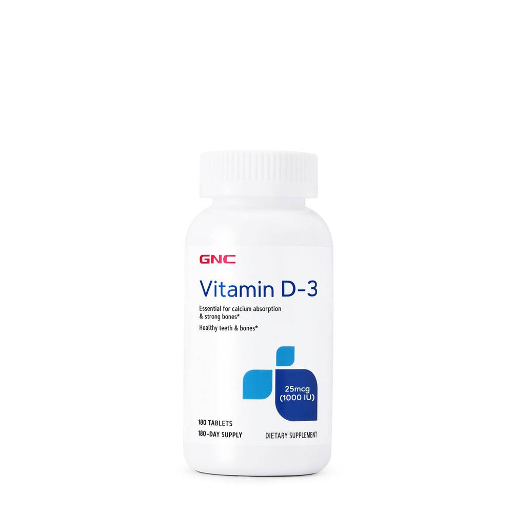 Vitamin D-3 1 -000IU - 180 Tablets (180 Servings)