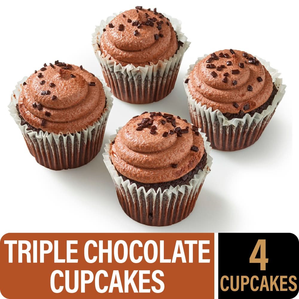 Private Selection Triple Cupcakes, Chocolate (11.7 oz, 4 ct)