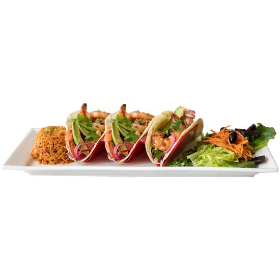 Tacos De Camarones Gigantes