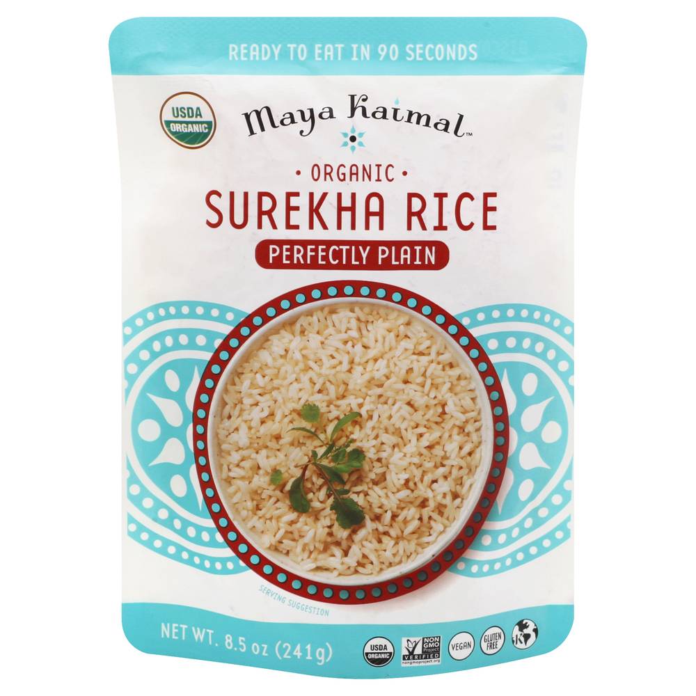 Maya Kaimal Organic Perfectly Plain Surekha Rice (8.5 oz)