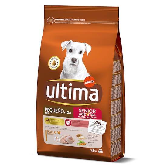 Alimento para perros mini senior Última bolsa 1.5 kg