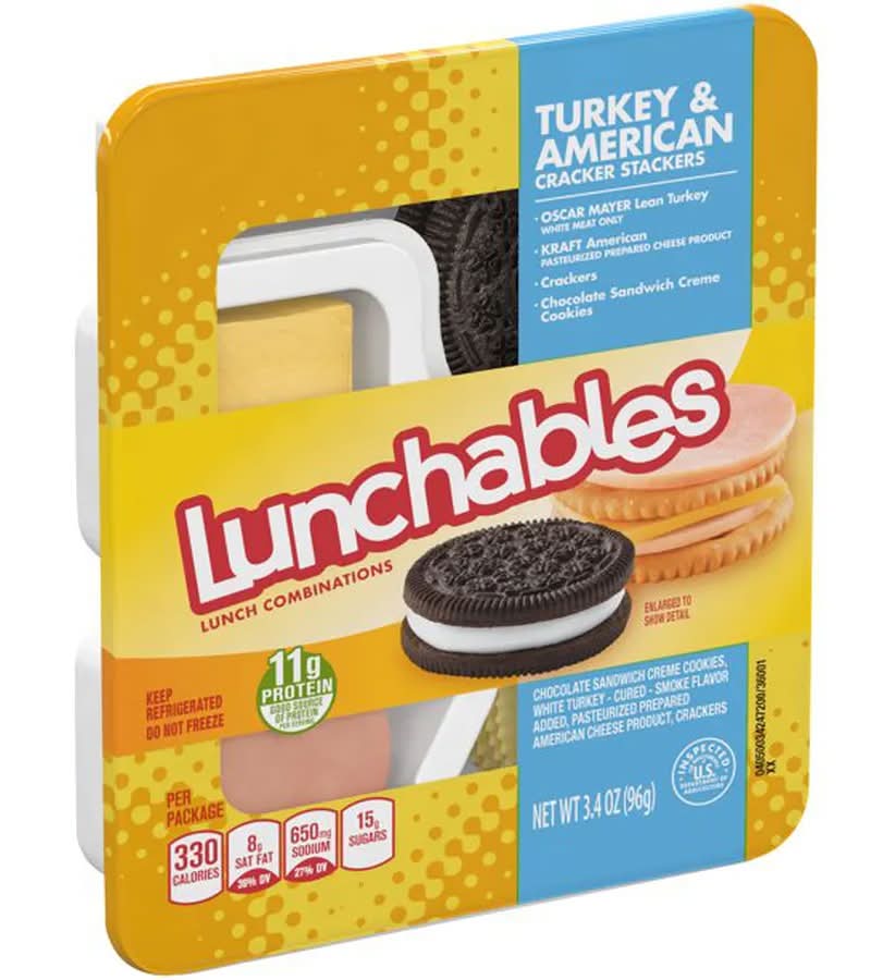 Lunchables Turkey and American Cracker Stackers