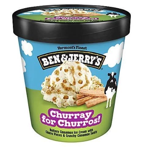 Ben & Jerry's Churray For Churros Ice Cream, Cinnamon (1 pint)