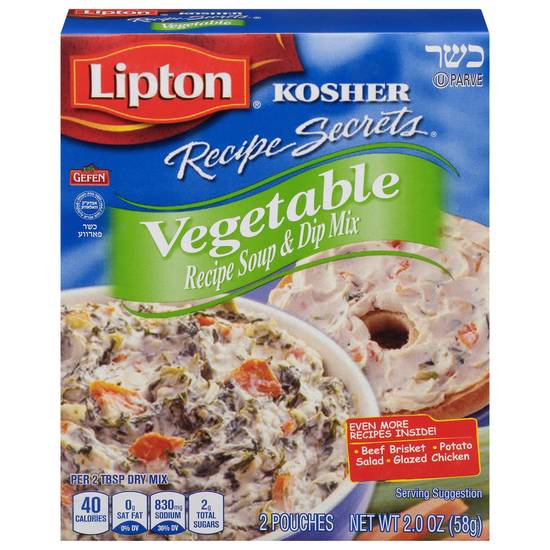Lipton Recipe Secrets Vegetable Soup Dip Mix, 2 ct