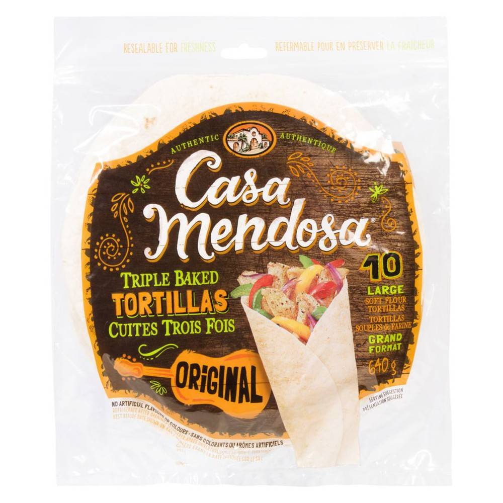 Casa Mendosa Triple Baked Large Tortillas Delivery Near Me Order
