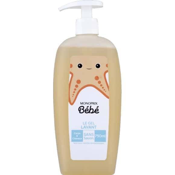 Monoprix Bébé Le Gel Lavant Bébé Corps & Cheveux Le Flacon Pompe De 750Ml