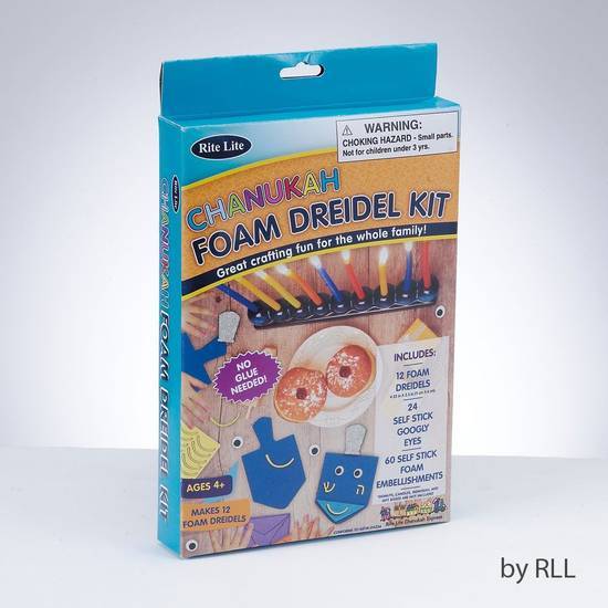 Chanukah Foam Dreidel Kit (1 unit)