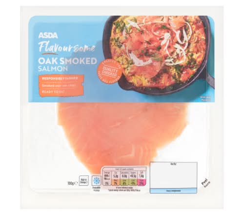 ASDA Flavor Some Oak Smoked Salmon (100g)