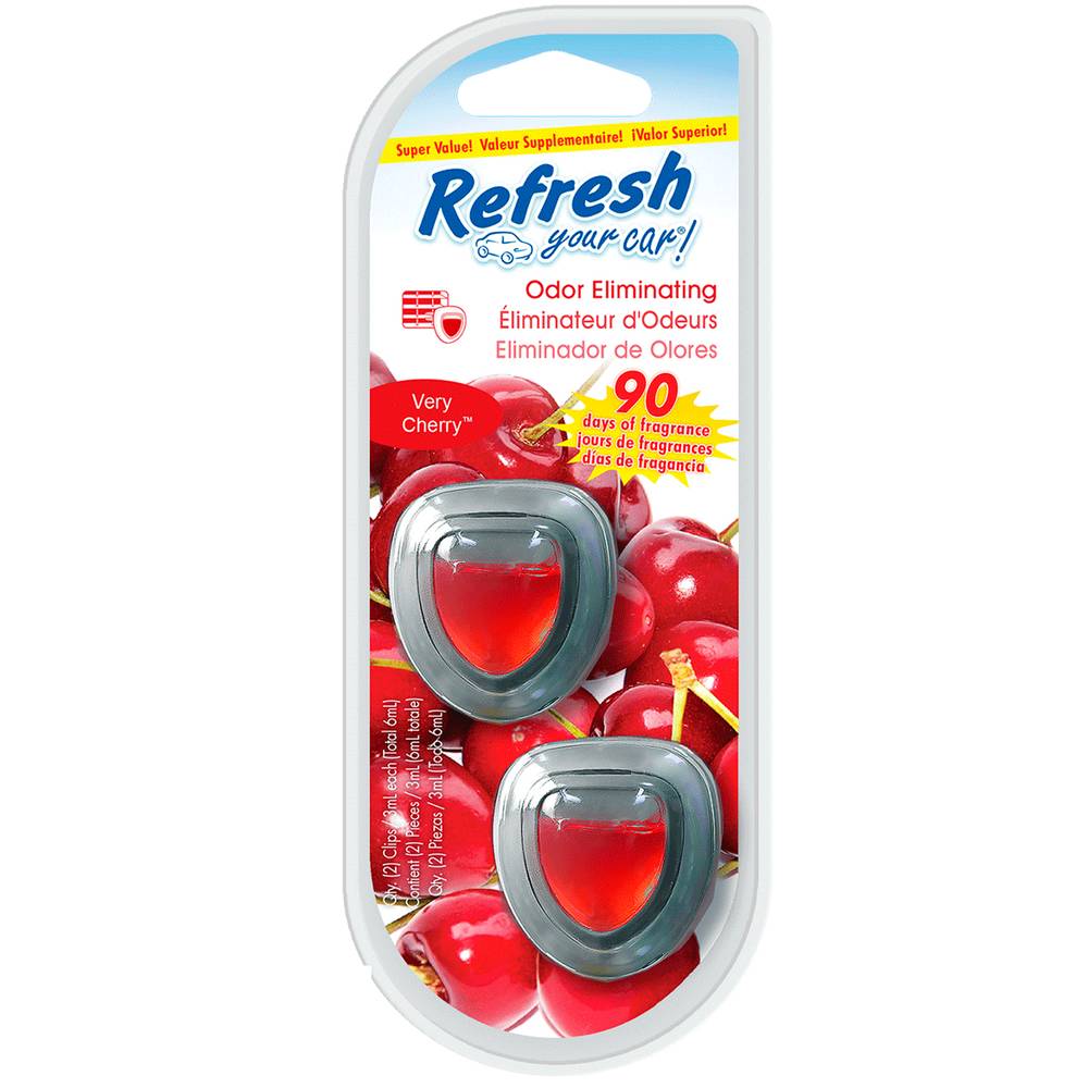 Refresh your car! aromatizador auto en aceite mini cherry (2 un)