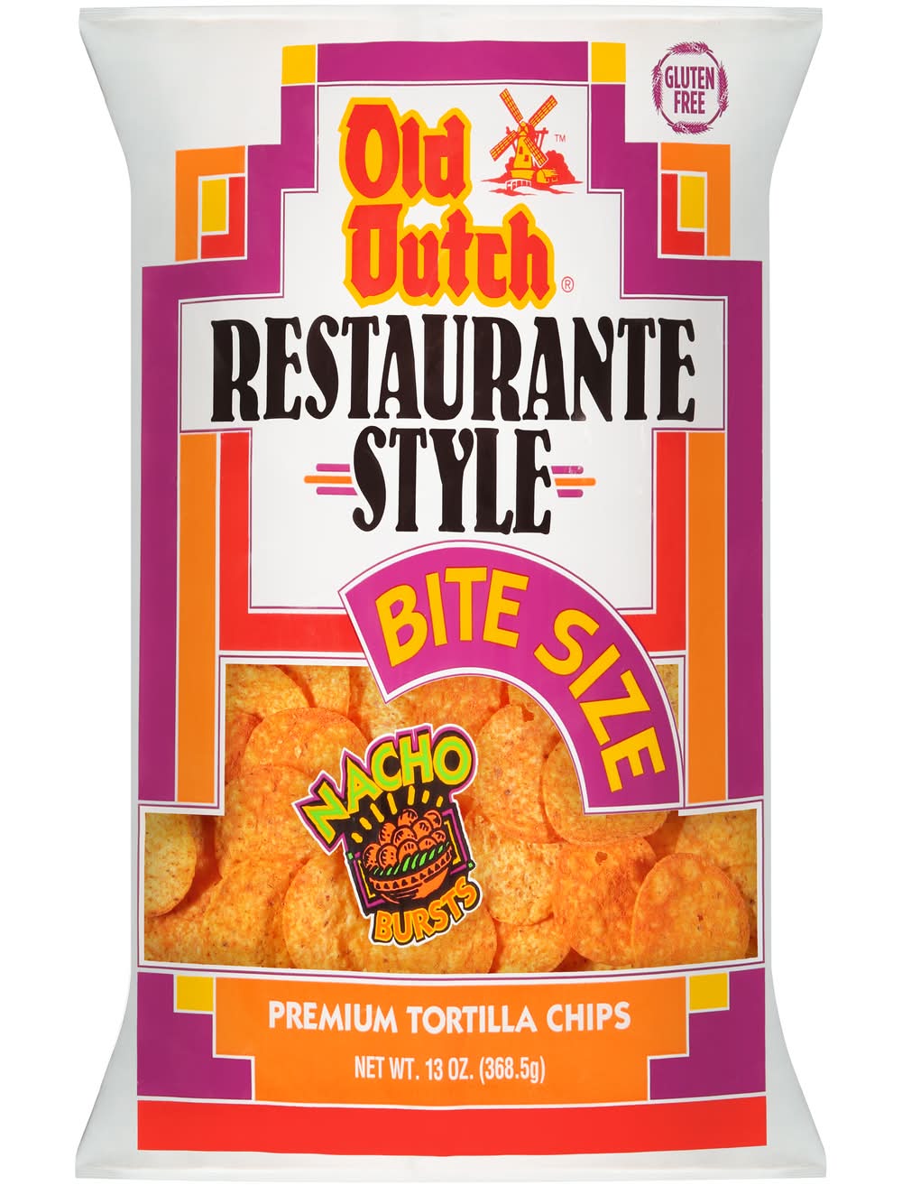 Old Dutch Restaurante Style Bite Size Nacho Bursts Tortilla Chips (13 oz)