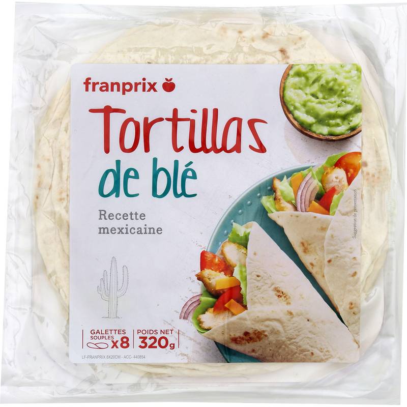 Franprix - Tortillas de blé (8)