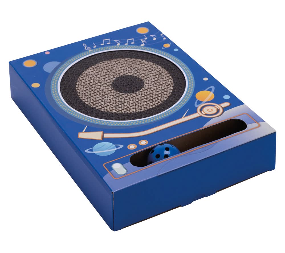 Heart to Tail Record Player Cat Scratcher with Catnip