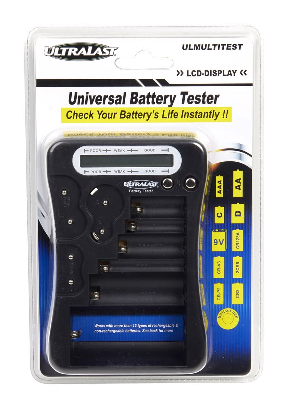 Ultralast Universal Battery Tester 1 Pk