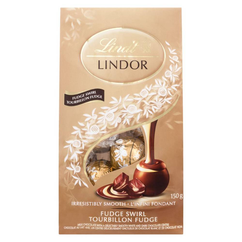 Lindt Lindor Fudge Swirl Chocolate (150 g)