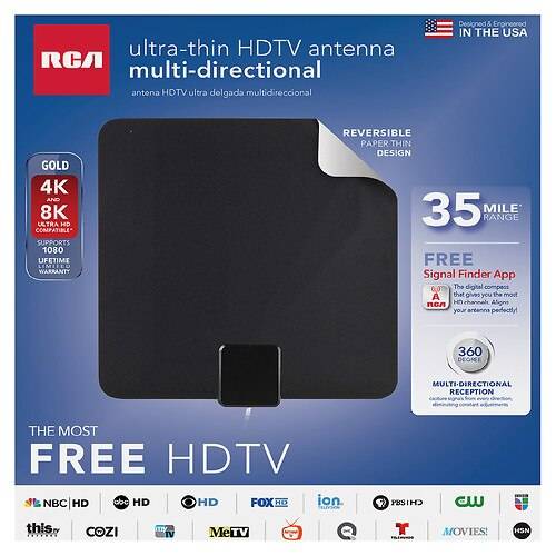 RCA Ultra-Thin HDTV Antenna - 1.0 ea