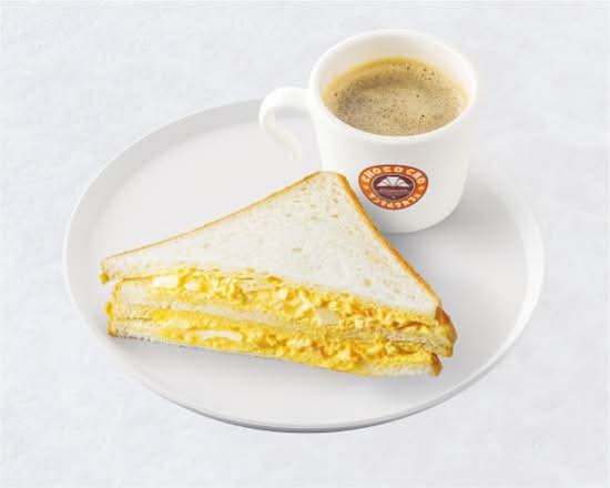 たっぷりタマゴサンドセット