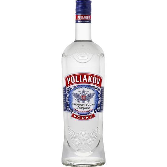 Vodka nature 37.5% POLIAKOV 1L