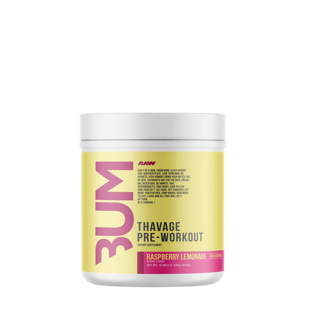 Thavage Pre-Workout - Raspberry Lemonade (40 Servings) (1 Unit(s))