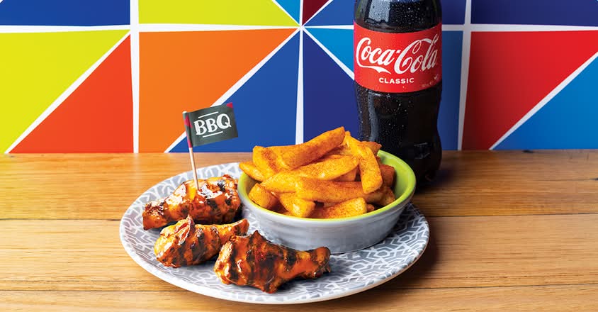 3 PERi-PERi Mini Drums Meal