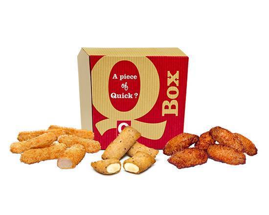 Quick Box (6 Chicken Dips/ 6 Chicken Wings / 3 Cheesy Winter)