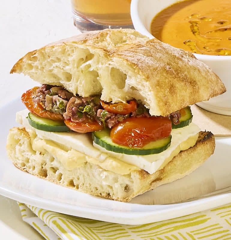 NEW - MEDITERRANEAN HUMMUS SANDWICH