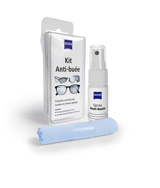 Zeiss - Kit anti-buée lunettes et optiques (15 ml)