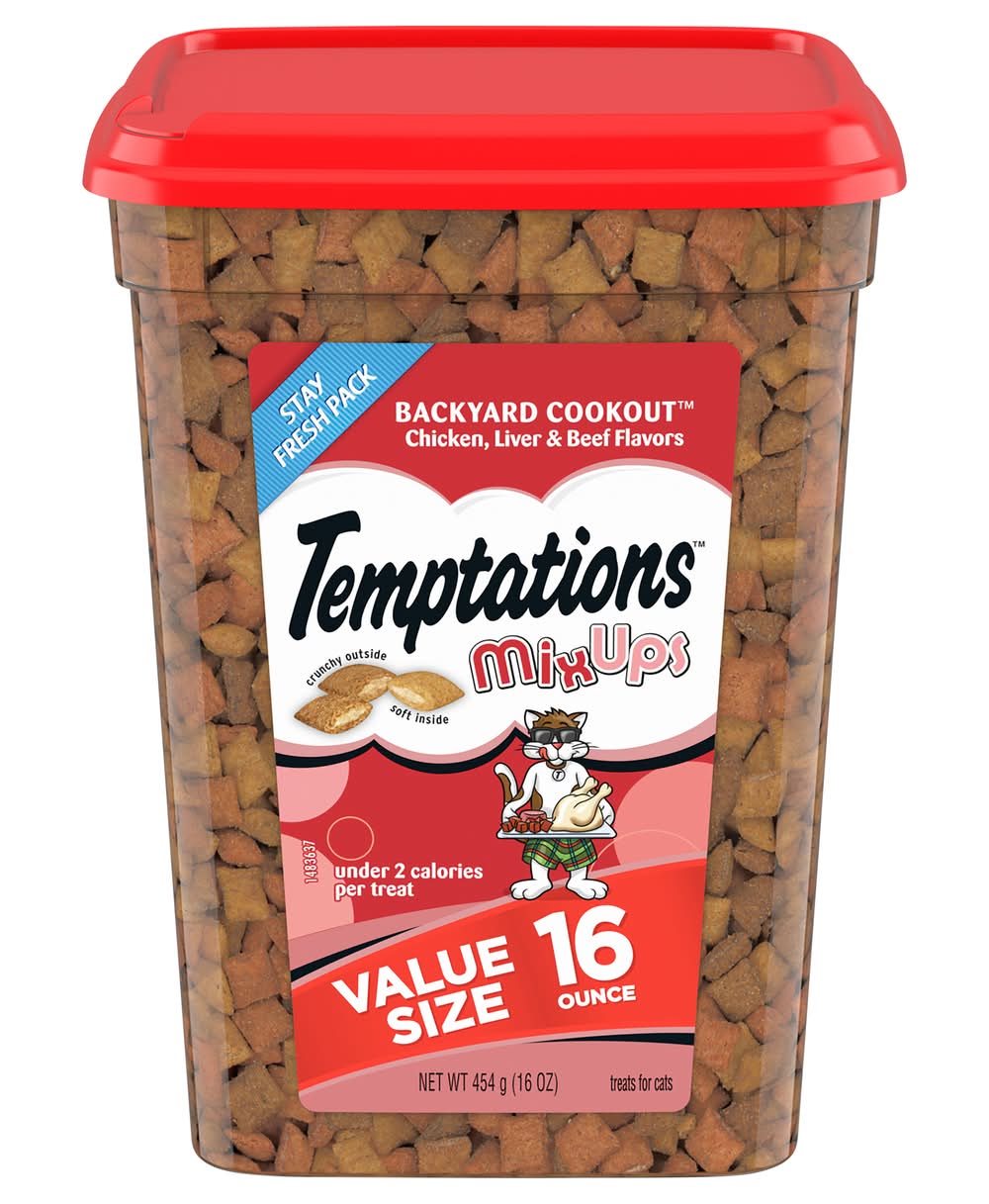 Temptations Mixups Chicken Liver and Beef Cat Treats (16 oz)