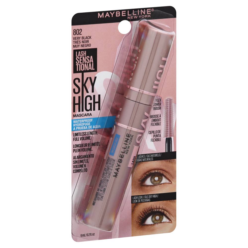 Maybelline Newyork Very Black 802 Waterproof Sky High Mascara