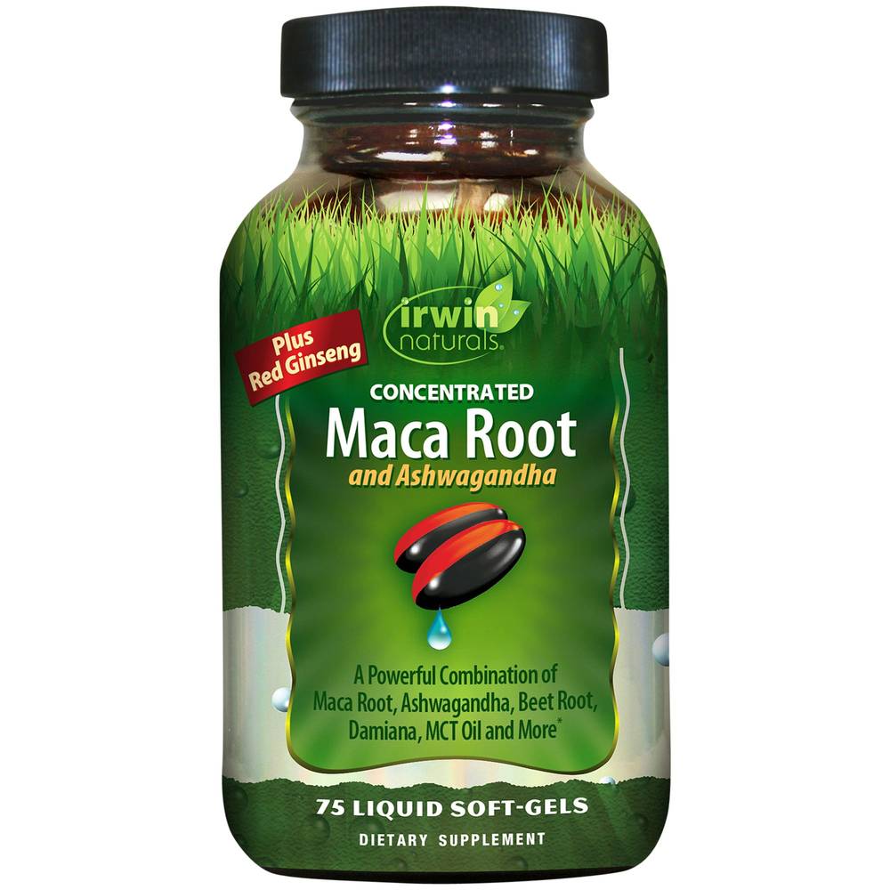 Irwin Naturals Maca Root and Ashwagandha Softgel