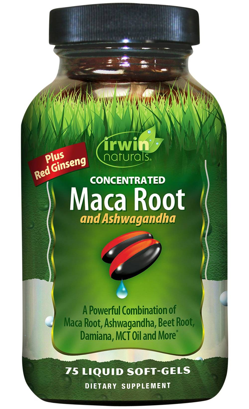 Irwin Naturals Maca Root and Ashwagandha Softgel (75 ct)