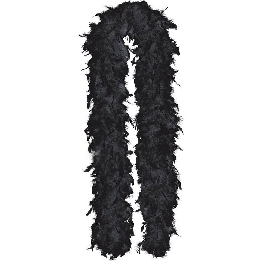 Party City Feather Boa (72in/black)