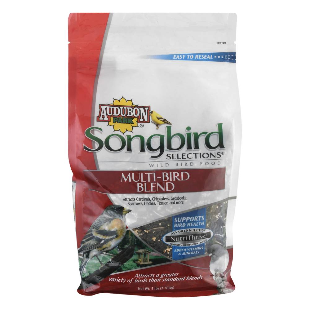 Audubon Park Songbird Selections Wild Multi-Bird Blend Food (5 lbs)