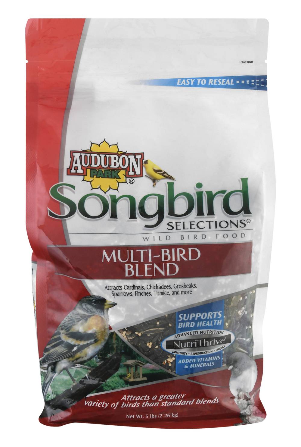 Audubon Park Songbird Selections Wild Multi-Bird Blend Food (5 lbs)
