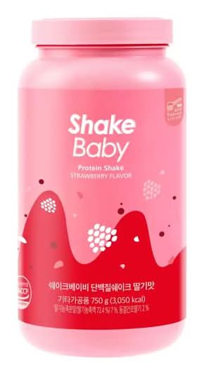 シェイクベビー (SHAKE BABY) プロテインパウダー ストロベリー風味750g