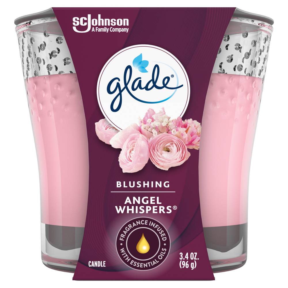 Glade Blushing Angel Whispers Candle (3.4 oz)