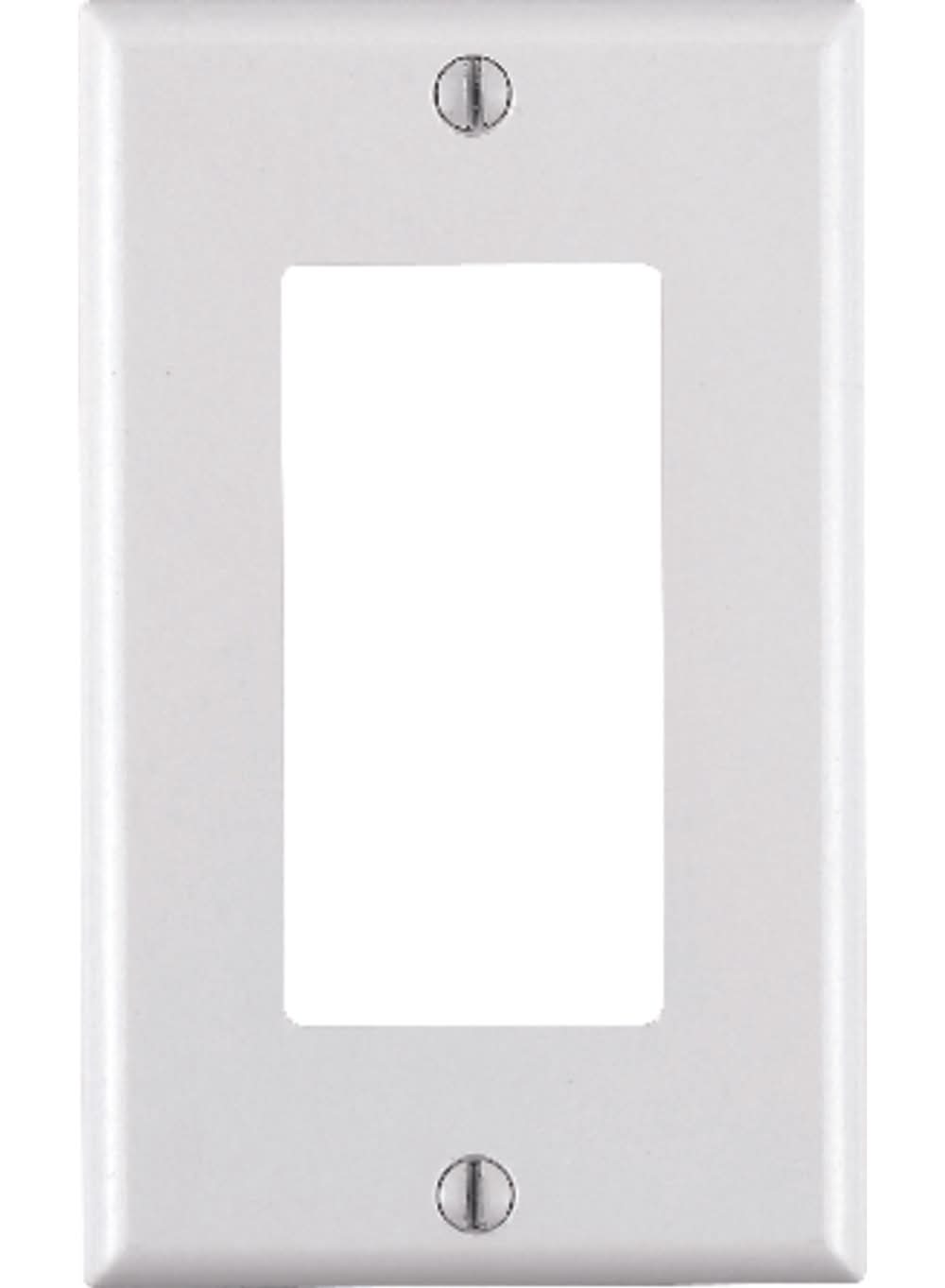 Leviton Decora White 1 Gang Thermoset Plastic Decorator Wall Plate 1 Pk