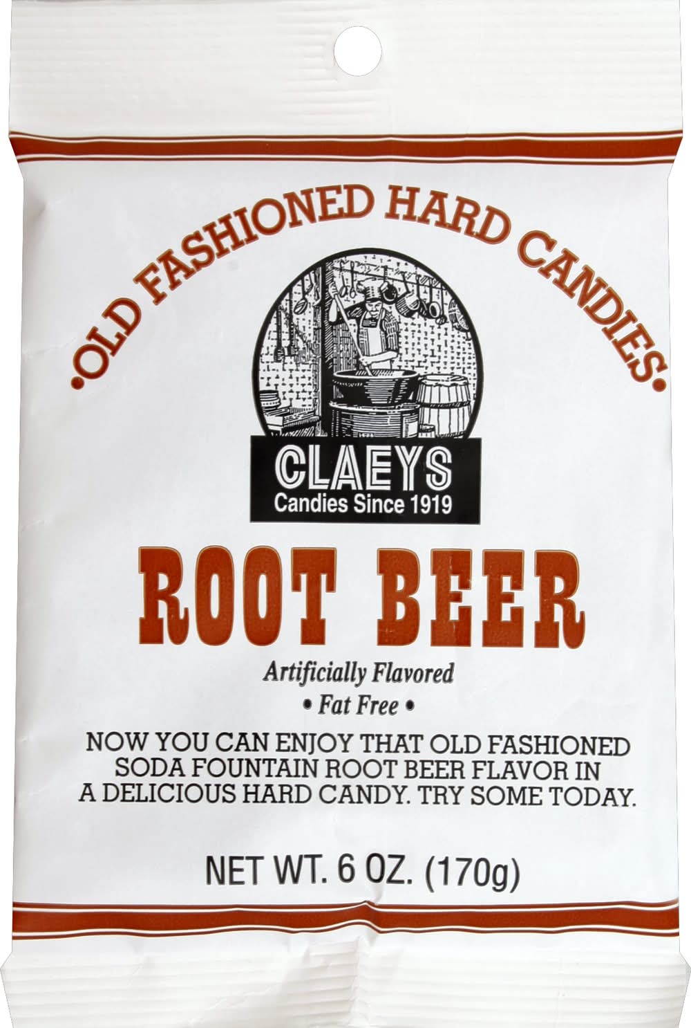 Claeys Root Beer Old Fashion Hard Candies (6 oz)